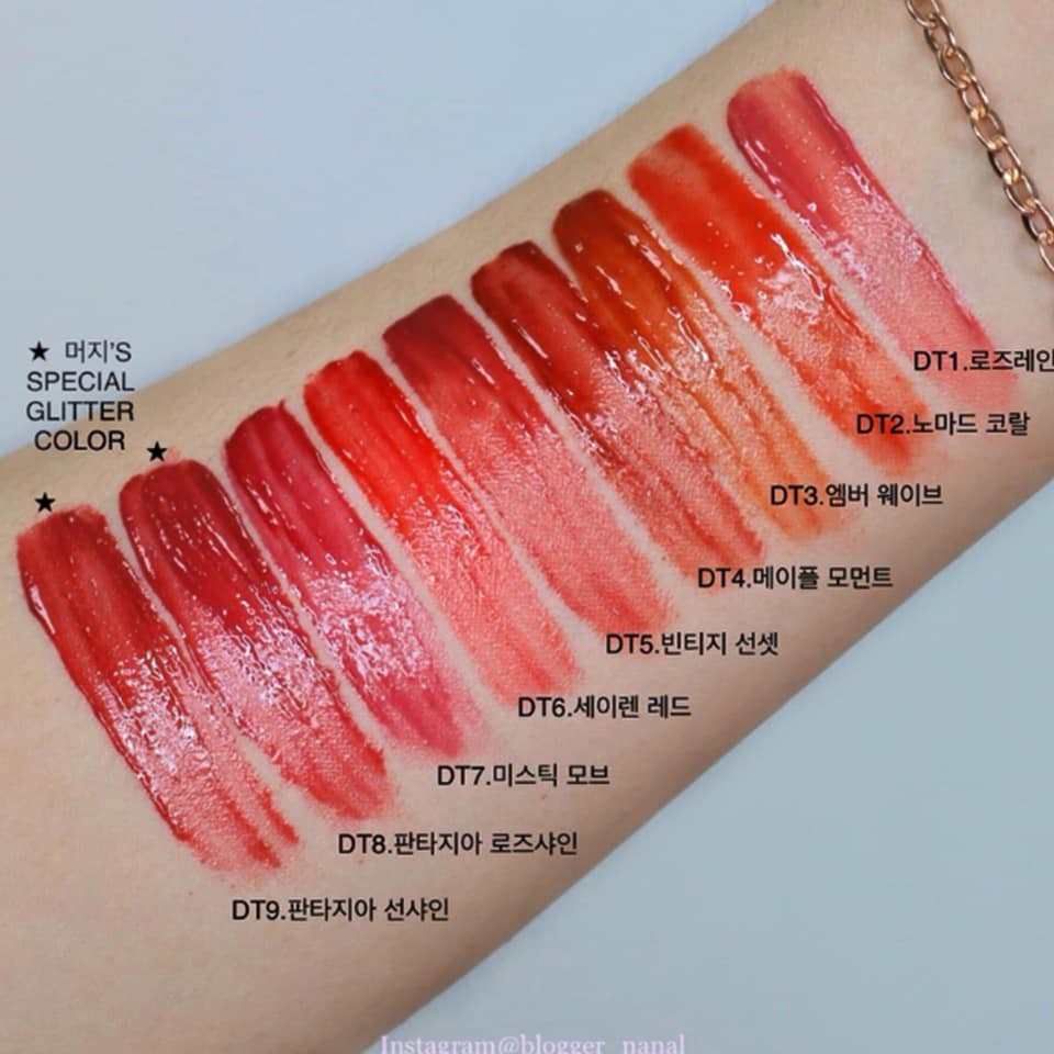 Son Tint Lì Bóng Merzy Aurora Dewy (CÓ SẴN - FULL MÀU)