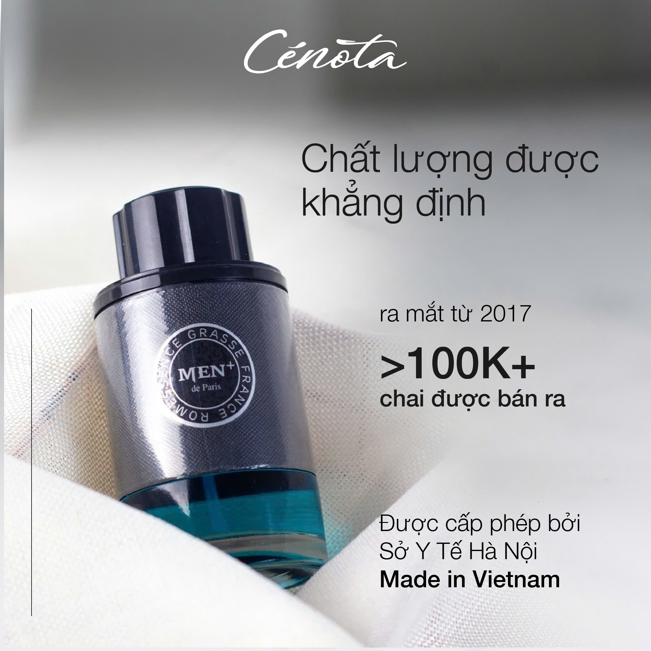 Nước hoa nam Cénota Men Plus 100ml, nước hoa nam tính quyến rũ