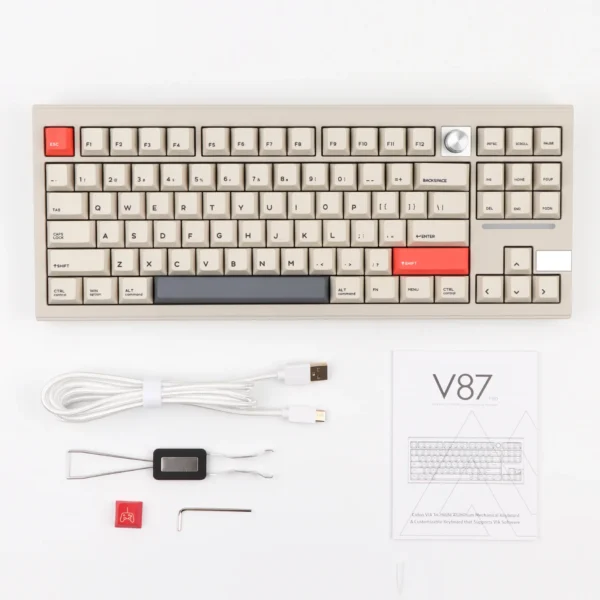 Bàn phím cơ Cidoo V87 Pro Triple Mode