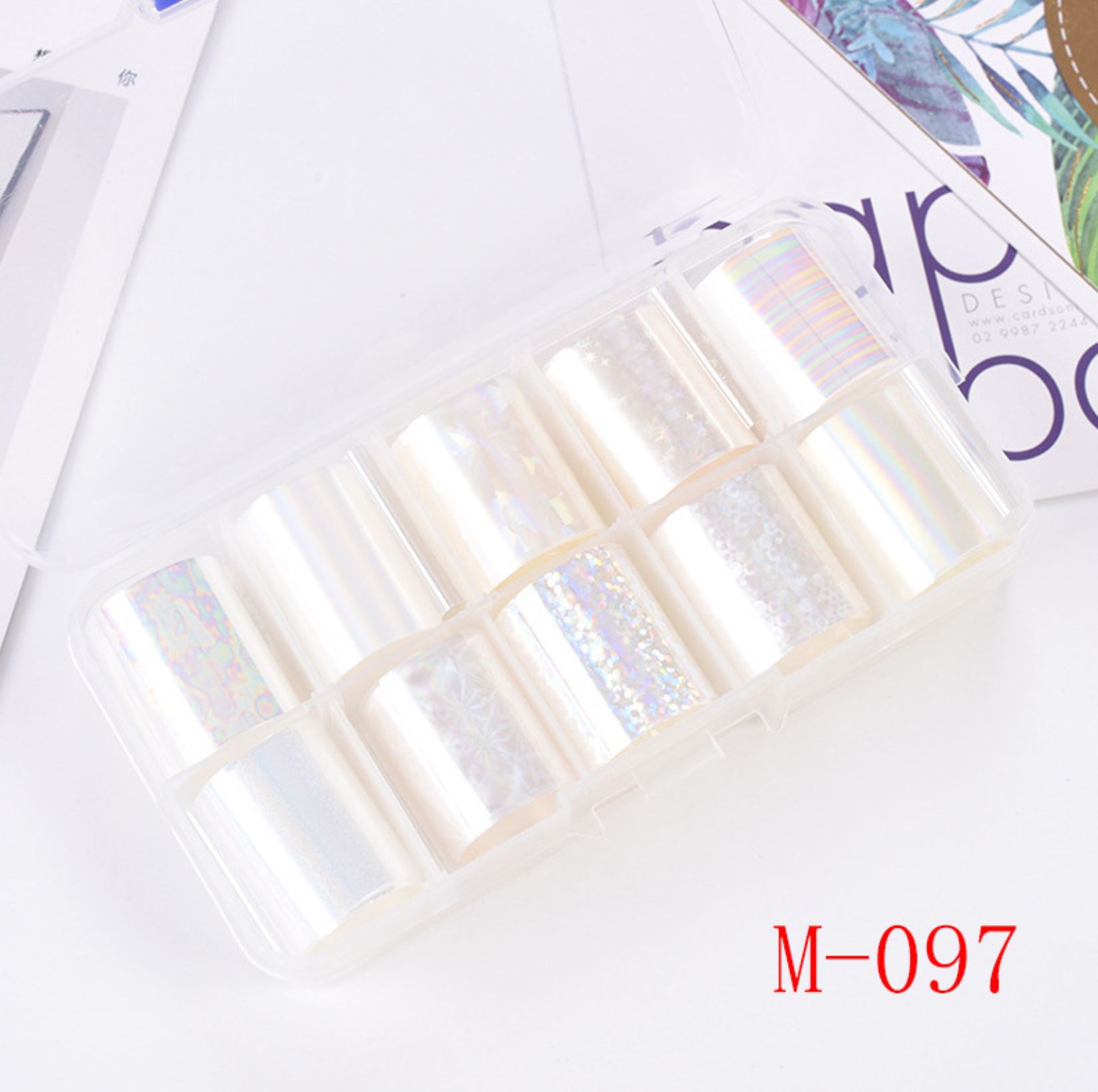 Foil Bạc trang trí móng - Mini Nails