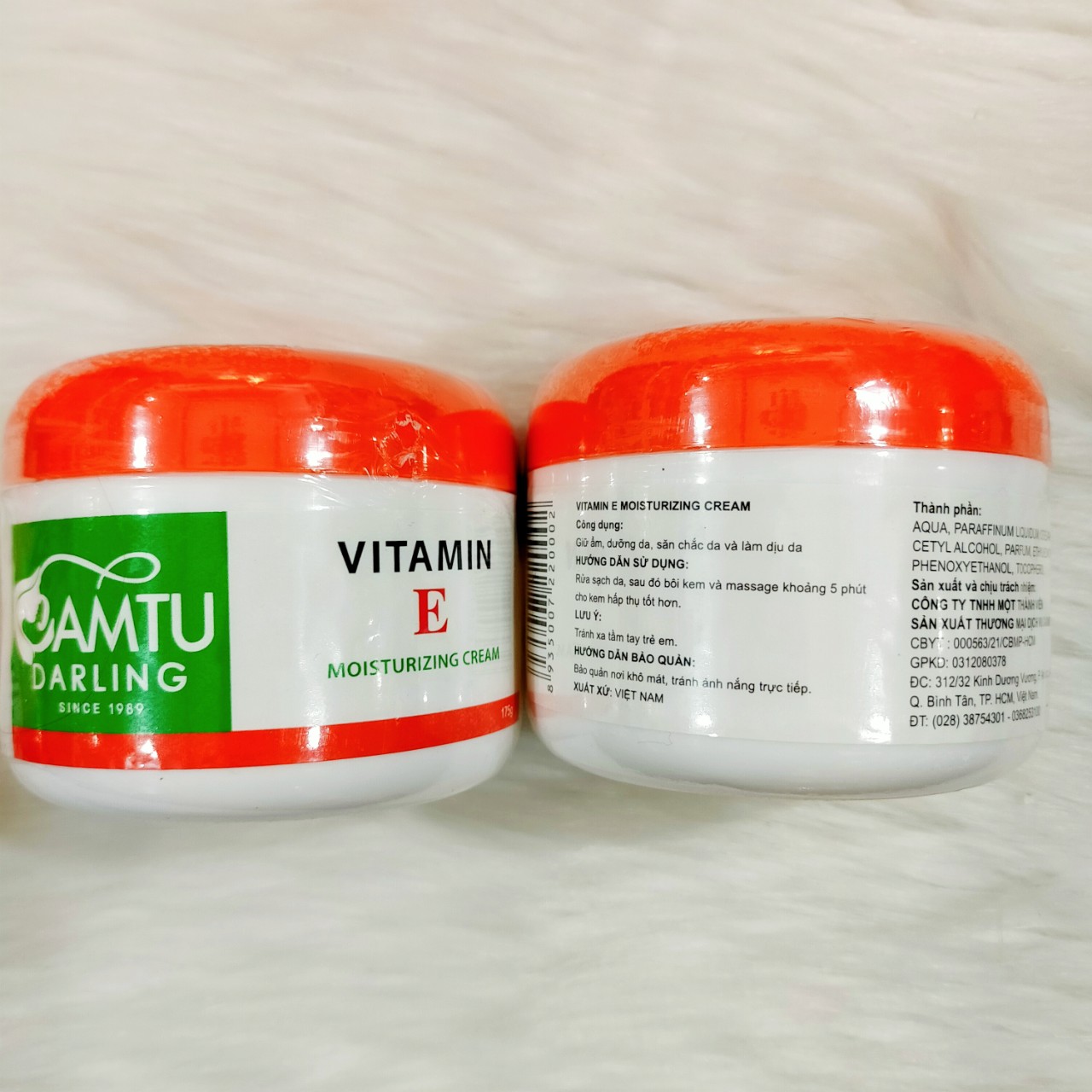 [HCM]Kem Giữ Ẩm massage mặt Vitamin E Darling 175g