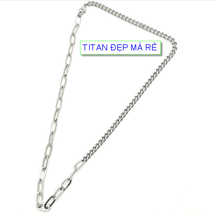 Eye pendant chain male titanium wire type 2 eyelets-commitment 1 Đổi 1 if rust