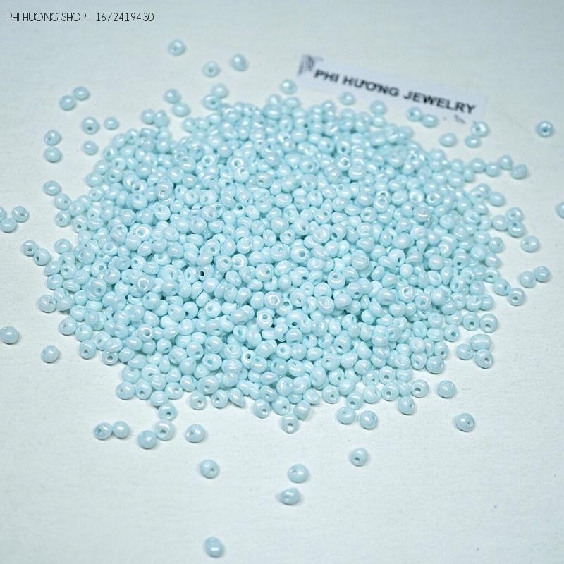 Gói 20gr hạt cuờm thuỷ tinh lệch lỗ 5mm