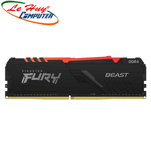 Ram máy tính kingston fury beast rgb 16gb ddr4 3200mhz