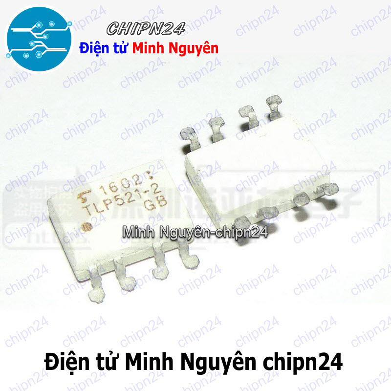 [2 con] (SOP) Opto Dán TLP521-2GB SOP-8 Trắng (SMD) (TLP521-2 P521-2) (IC cách ly quang Opto) - HH004556