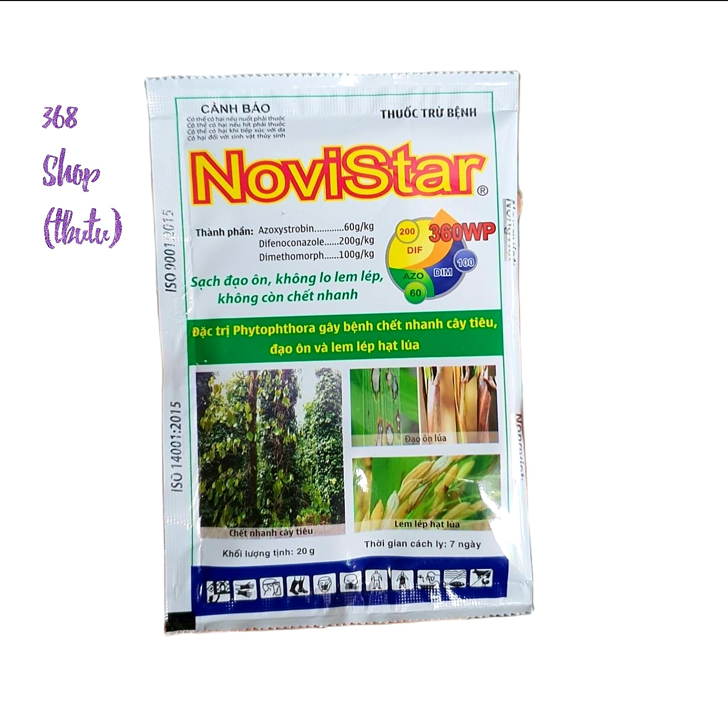Thuốc trừ bệnh cây trồng Novistar 360WP