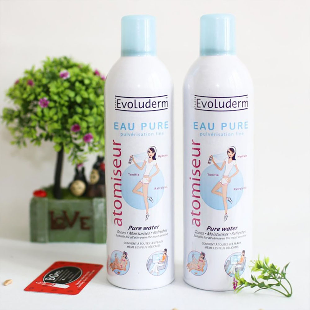 Xịt Khoáng Evoluderm Cấp Ẩm Làm Dịu Da 400ml