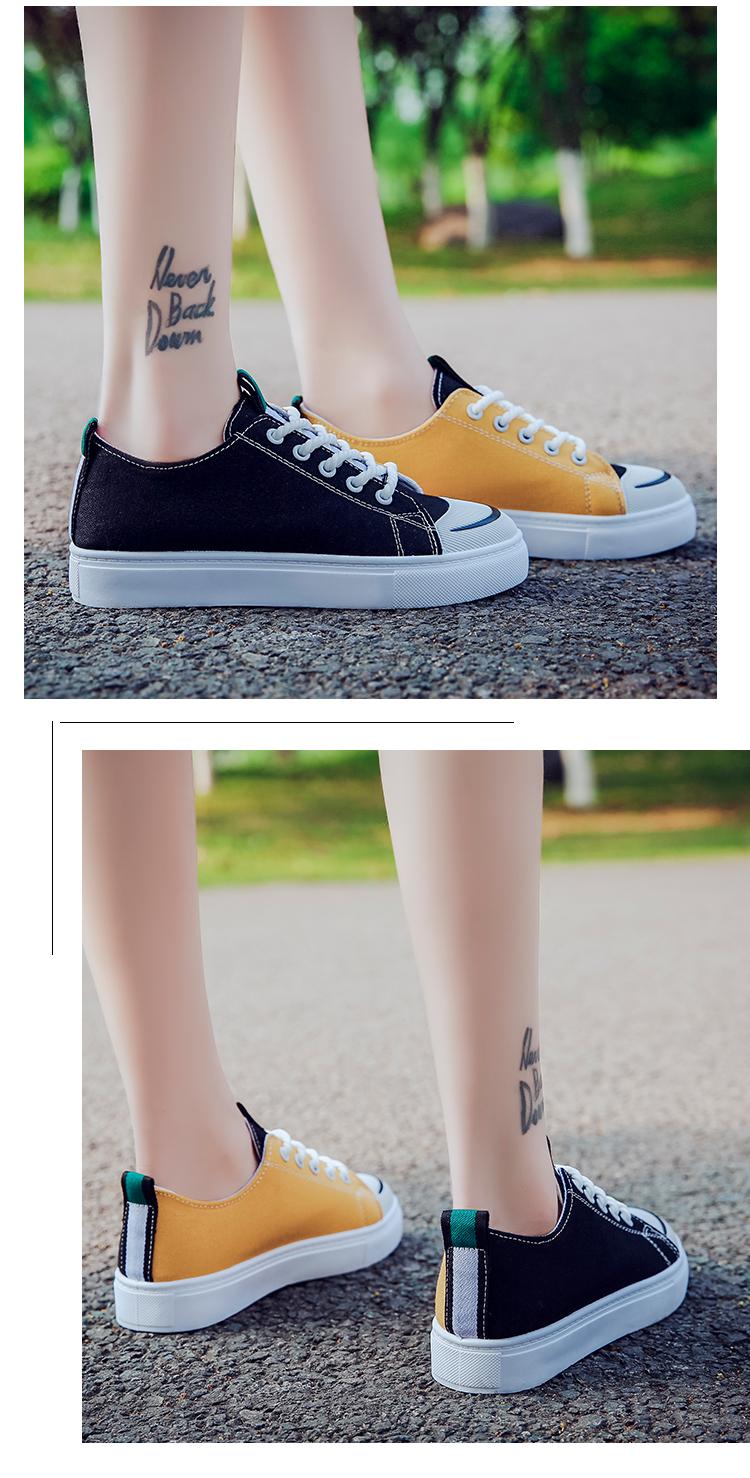Giầy Sneaker NỮ Thuộc top 10 ulzzang kết hợp 2 mầu 089
