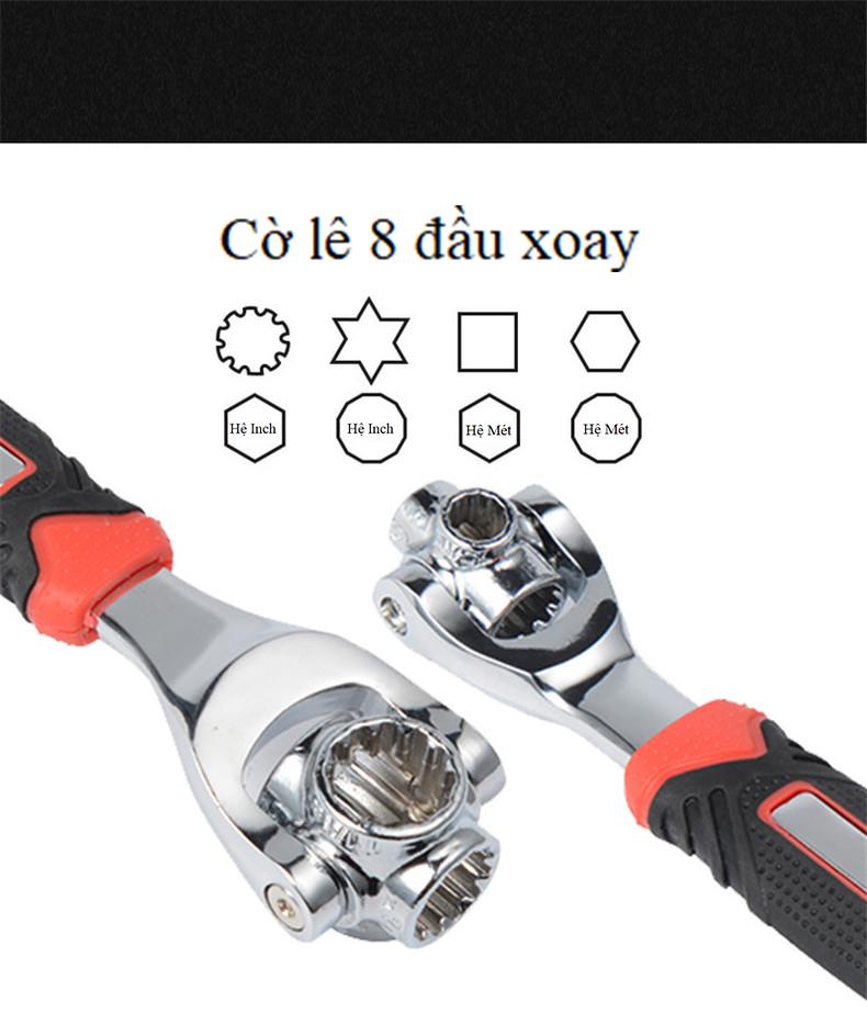 [HCM]Cờ lê đa năng 8 đầu xoay kiểu Mỹ.