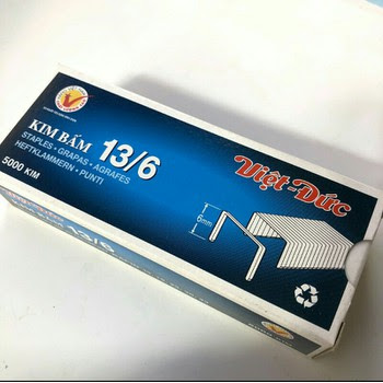 Kim bấm gỗ 13/6 Việt Đức 5000 kim (Dùng cho Rapid R23)