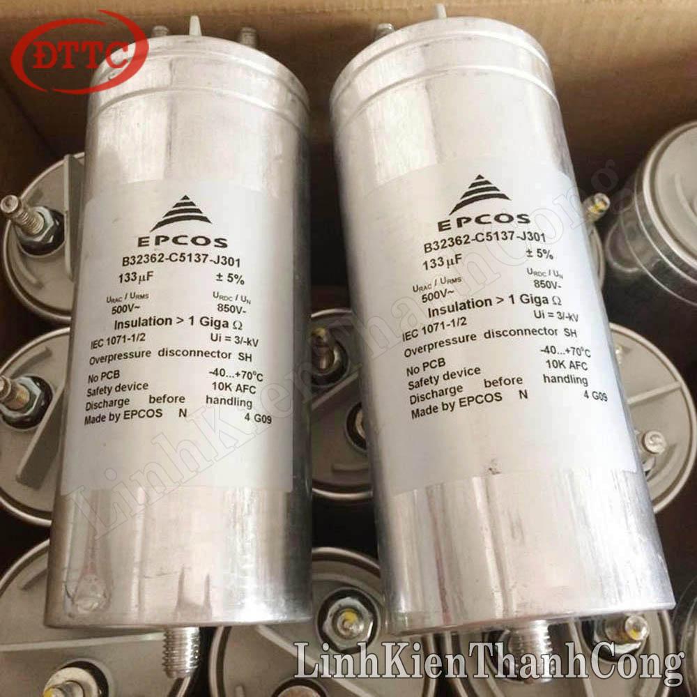 Tụ Bù 133uF 500VAC L0500F133UJN1EFU2P