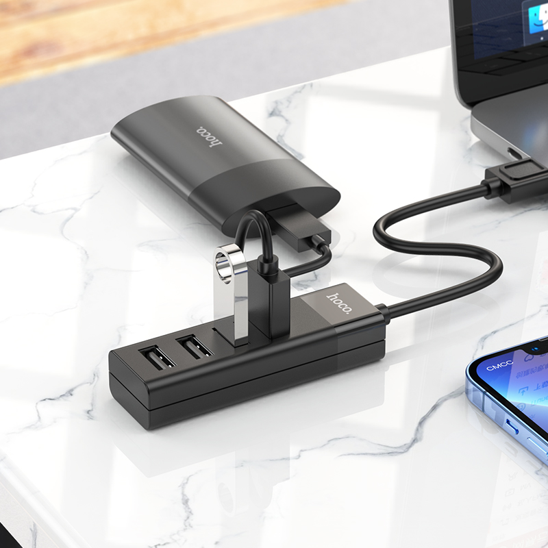 Hub chia Hoco HB25 Cổng USB ra 1 cổng USB 3.0 + 3 cổng USB 2.0