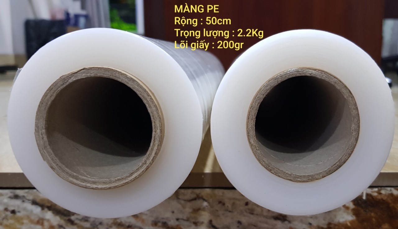 MÀNG PE  50cm-2.2Kg-0.2  (Màng chít - PE Stretch Film)