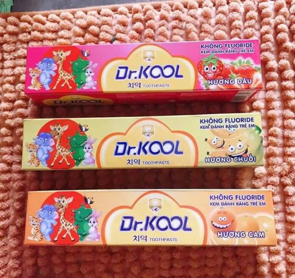 Kem đánh răng Dr Kool hương trái cây