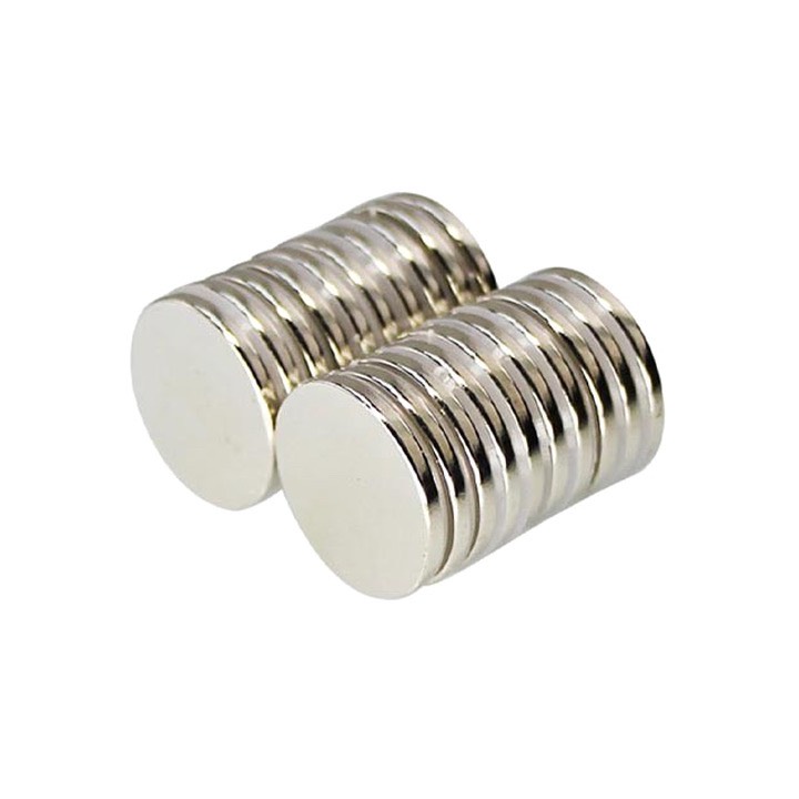 Nam châm viên trắng đất hiếm 20x2mm