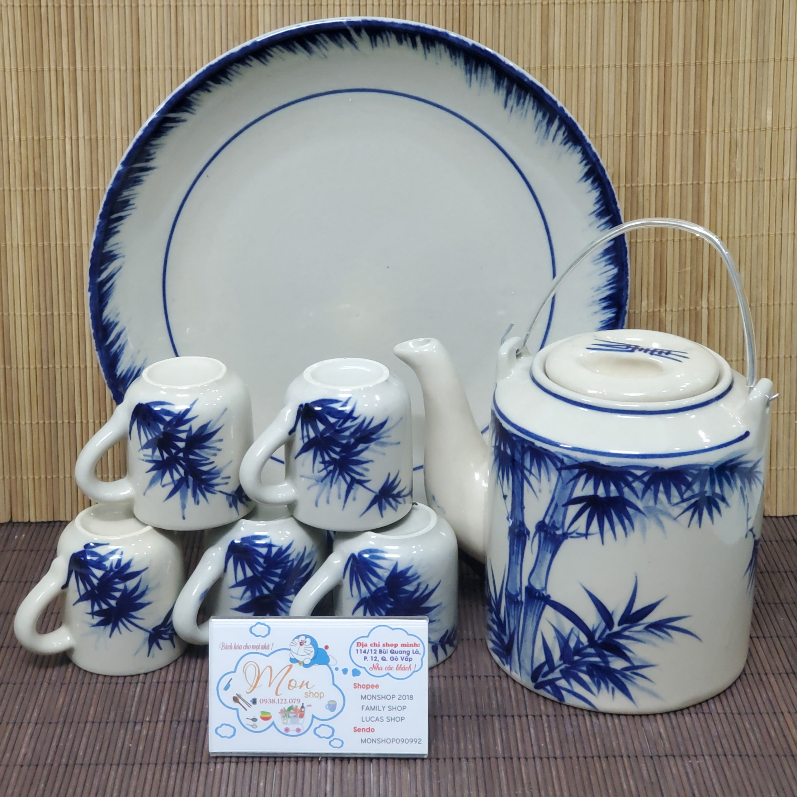 [Freeship MAX]BỘ BÌNH TRÀ GỐM NUNG THỦ CÔNG CAO CẤP