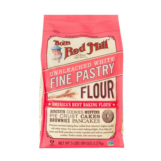 (New date 06/2025) Bột Mì Mềm Không Tẩy Bob's Red Mill 2.27Kg - Bột Số 8
