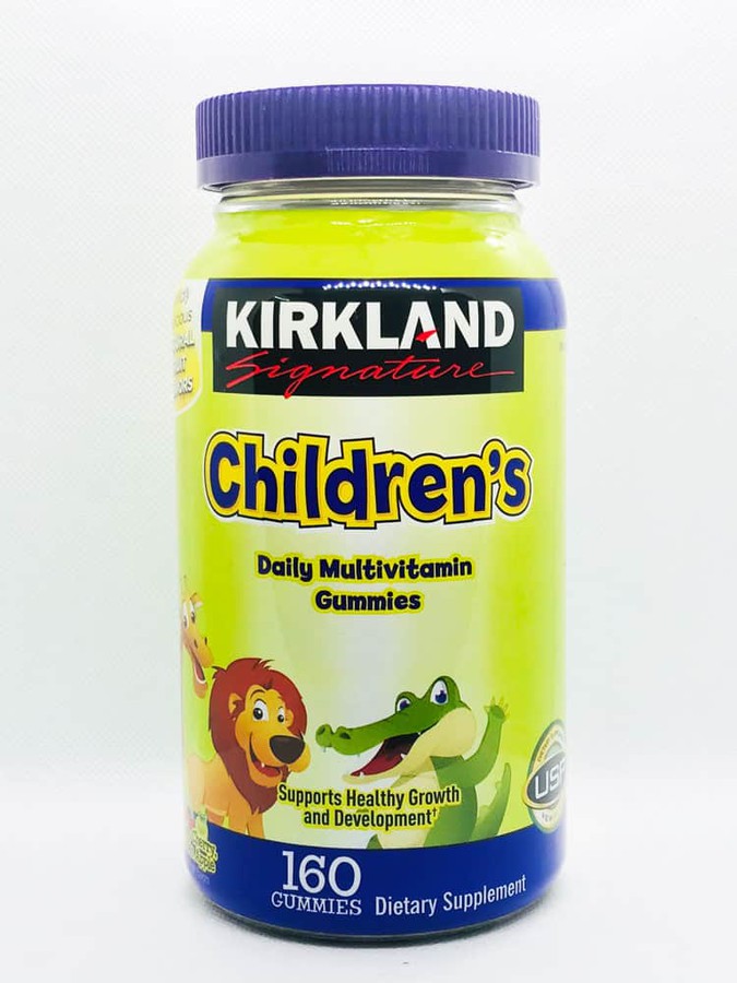 Kẹo dẻo bổ sung vitamin tổng hợp cho bé Children's Multivitamin Kirkland 160v