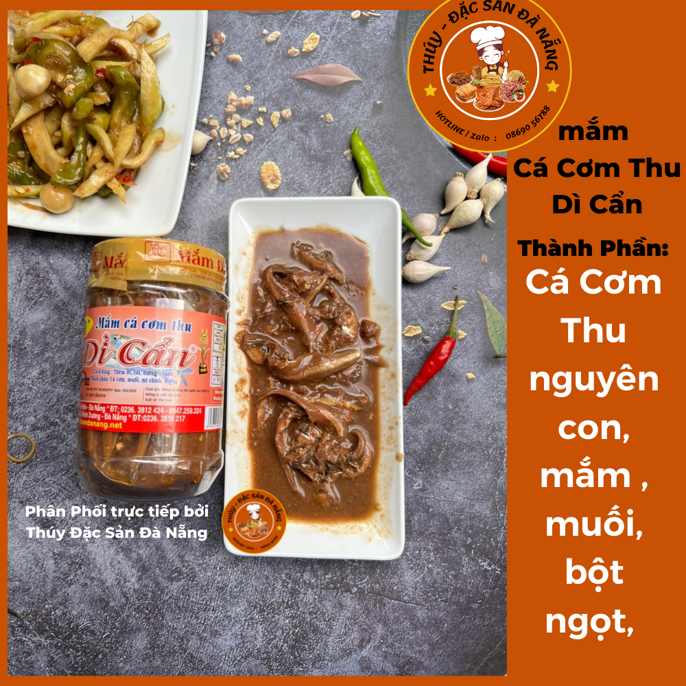 Mắm Cá Cơm Dì Cẩn 500Gr - Đặc Sản Đà Nẵng