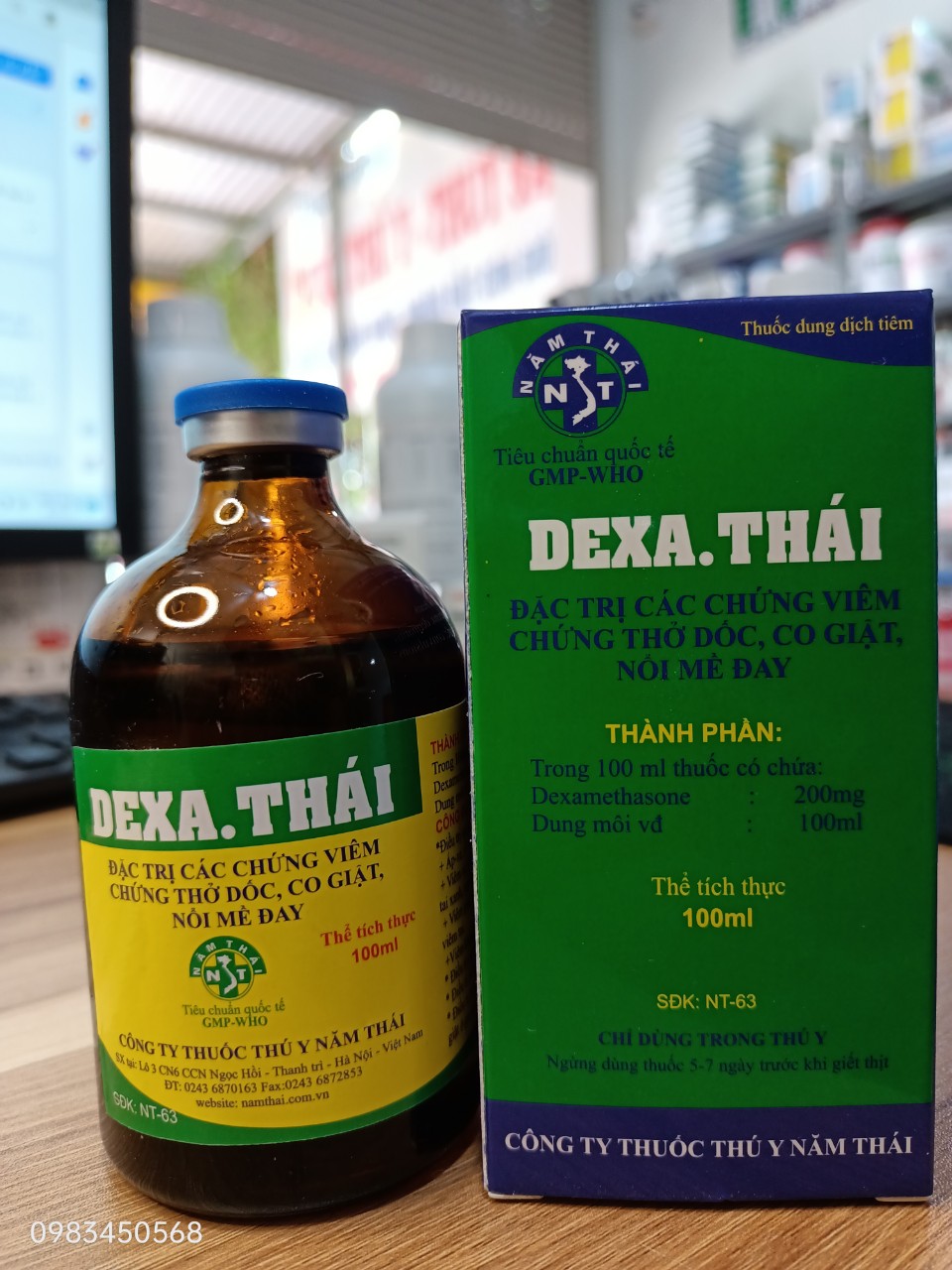 Dexa thái 100ml cty năm thái dexa 20%