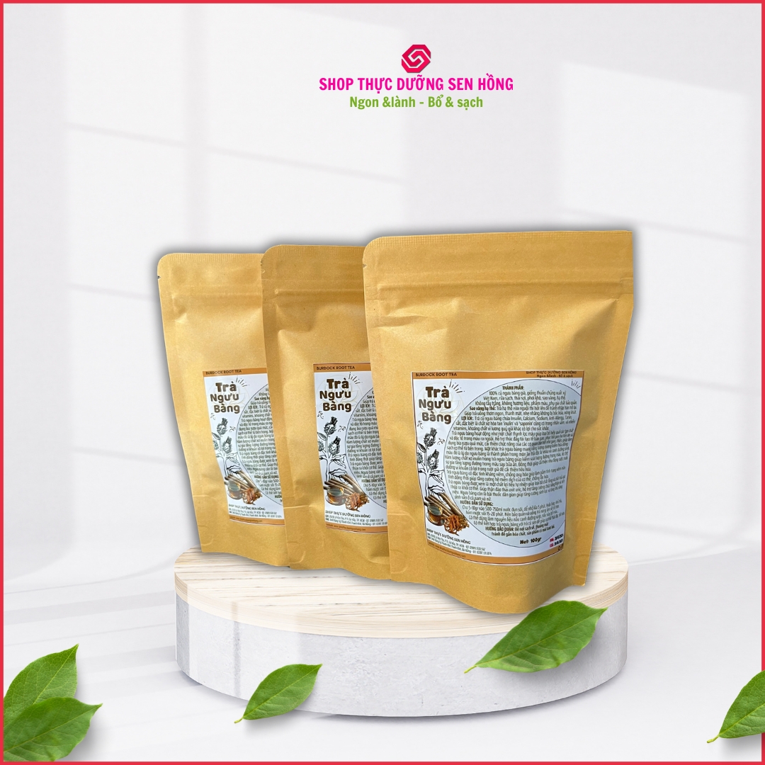 Trà ngưu bàng (100gr) - Thực dưỡng Sen Hồng