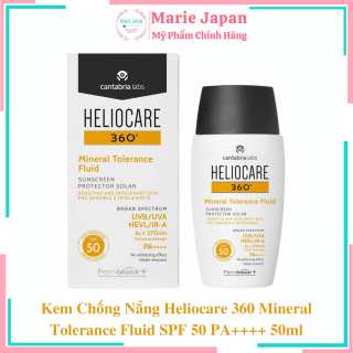 Kem Chống Nắng Heliocare 360 Mineral Tolerance Fluid SPF 50 PA++++ 50ml thumbnail