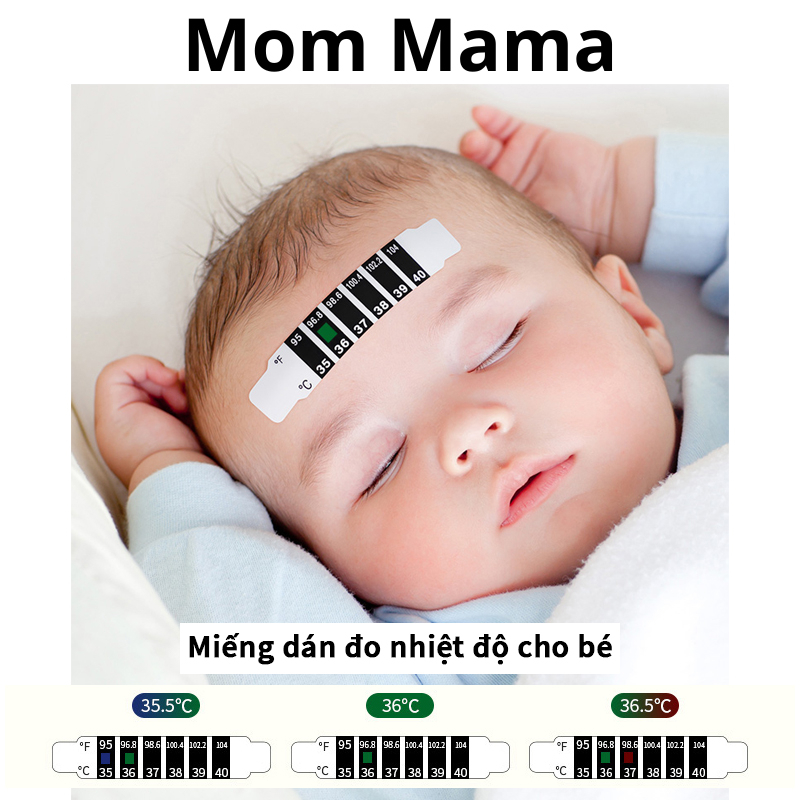 Miếng dán đo nhiệt độ cho bé