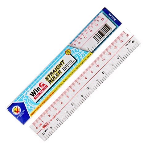 Combo 10 Cây Thước Nhựa Dẻo WinQ Dài 15cm C-15
