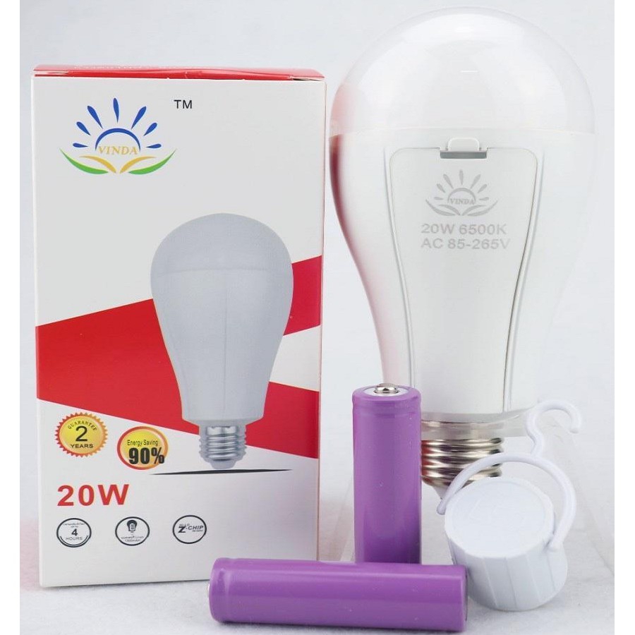 Bóng đèn LED tích điện 20w siêu sáng tiết kiệm điện
