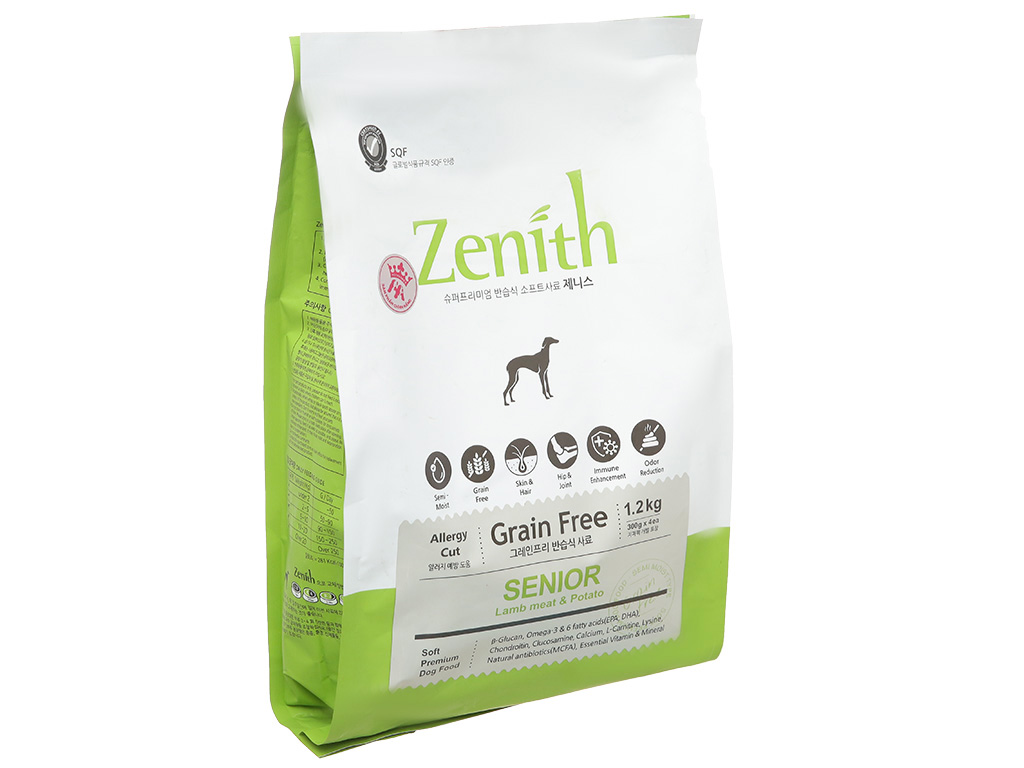 [Hoàn Tiền 10%] [Chính Hãng] 500g Thức ăn hạt mềm cho chó Zenith Hàn Quốc [Puppy/Adult/Senior]