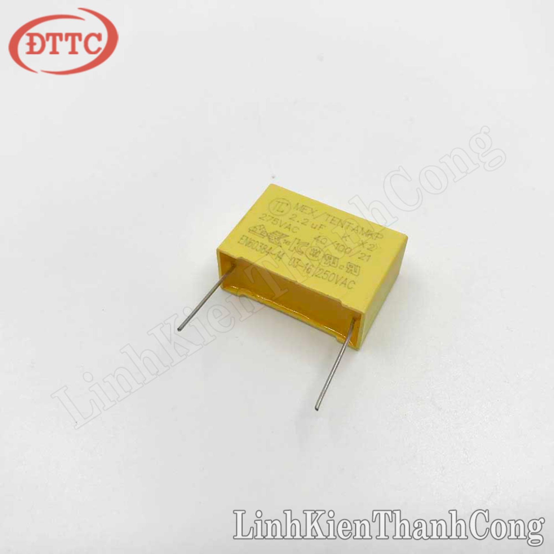 Tụ 2.2uf 225 225k 275vac 27mm