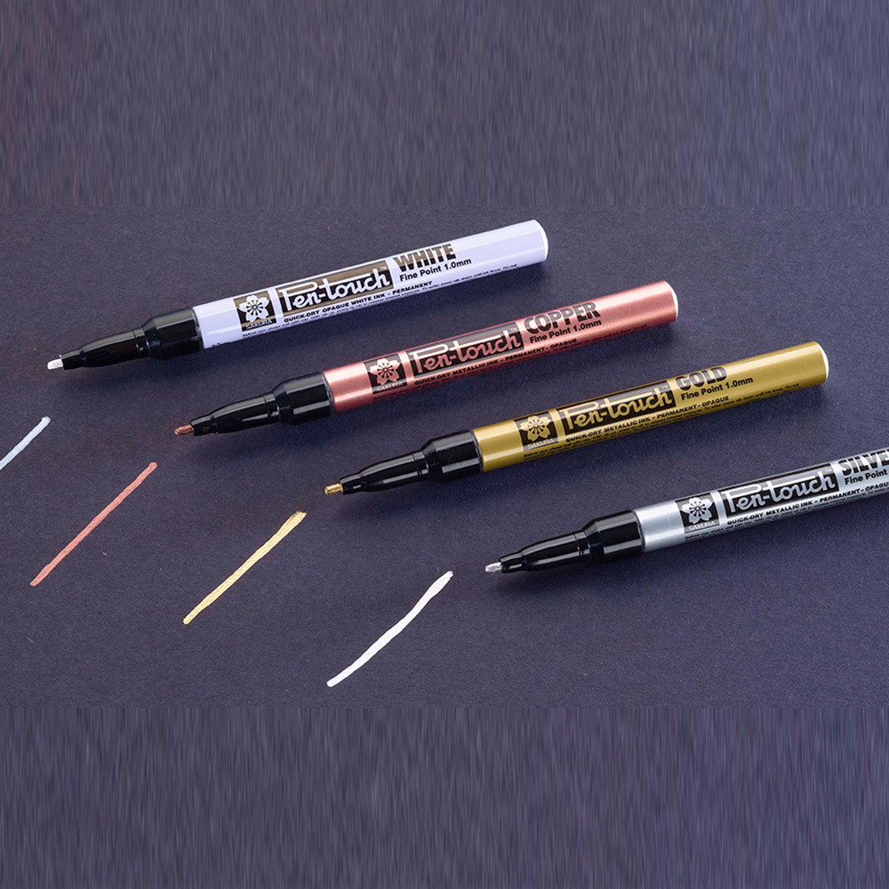 Bút sơn dầu vẽ đa chất liệu Sakura Pentouch - Medium Point 2.0mm