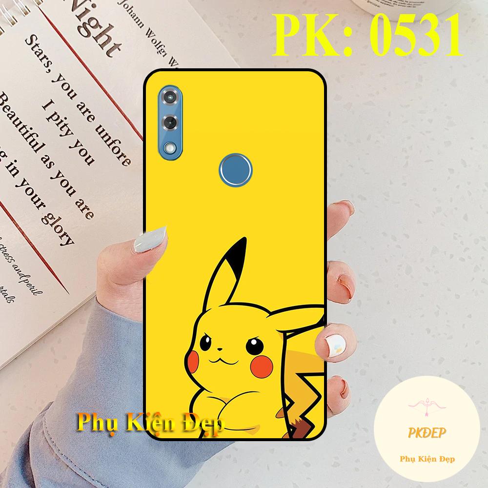 [HCM]Ốp lưng Vsmart Star 3 dẻo đen in hình Pikachu