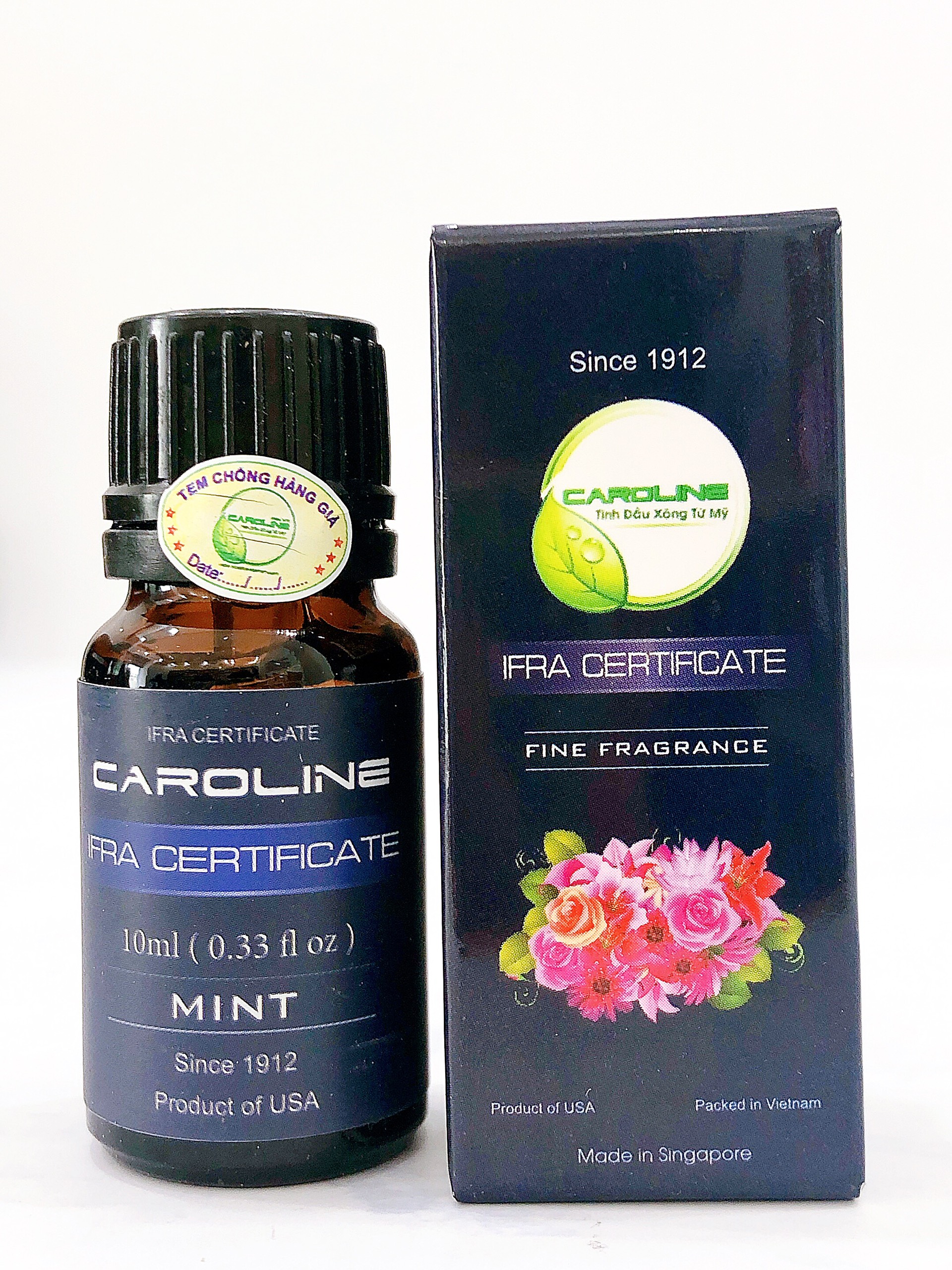 TINH DẦU MỸ CAROLINE- BẠC HÀ 10ML