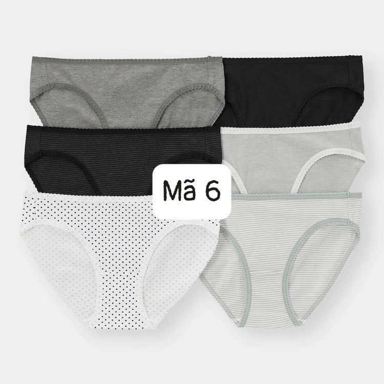 set quần Chip Gu 6 Nhật bản(mẫu mới)