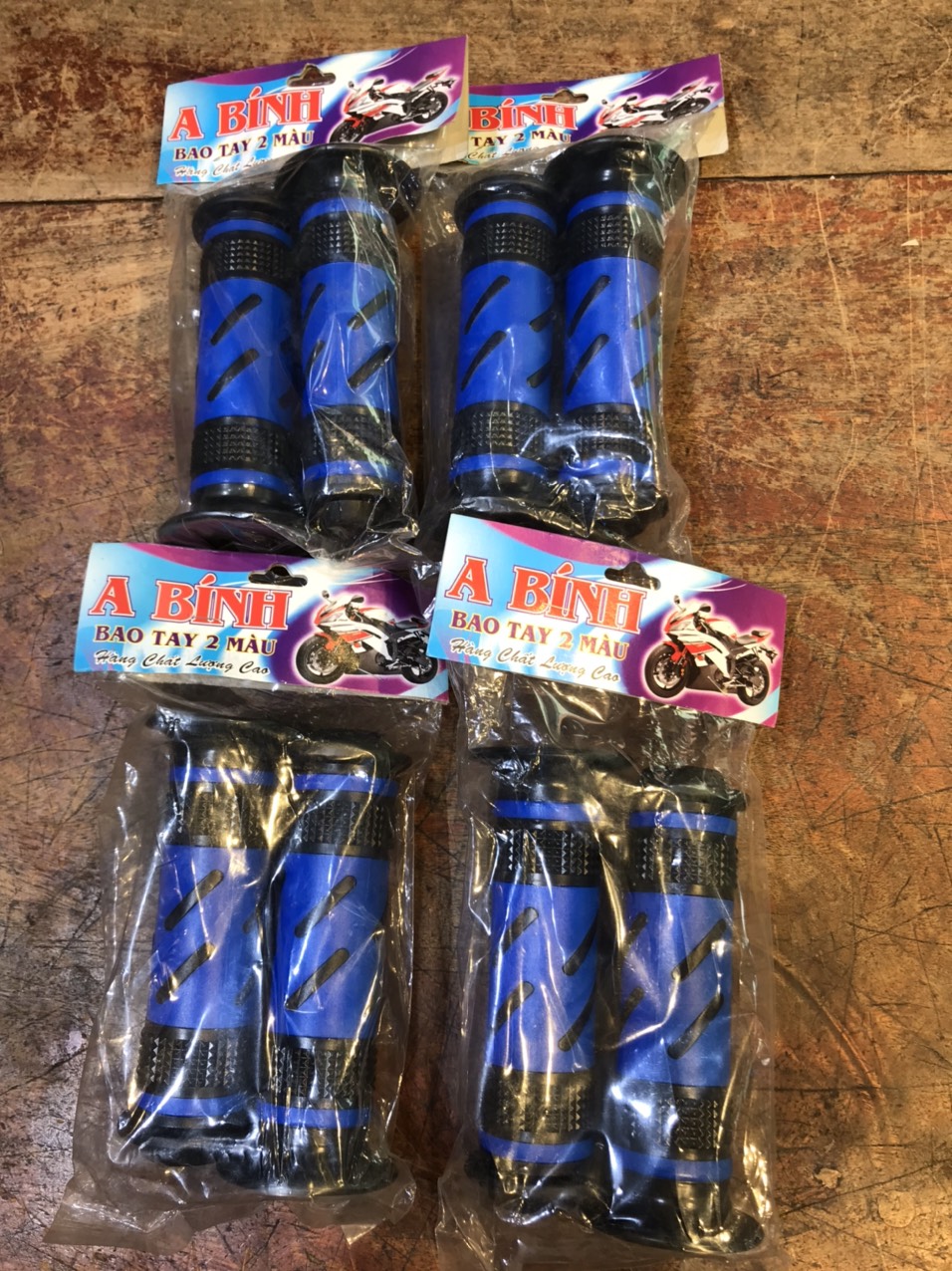 Pair of a Binh Bicycle Handlebar Gloves, Super Smooth and Good Grip
