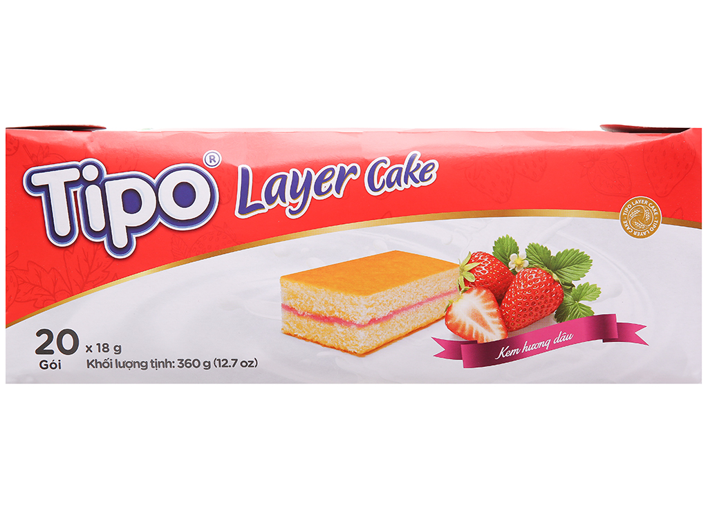 Tipo Strawberry Layer Cake 360g