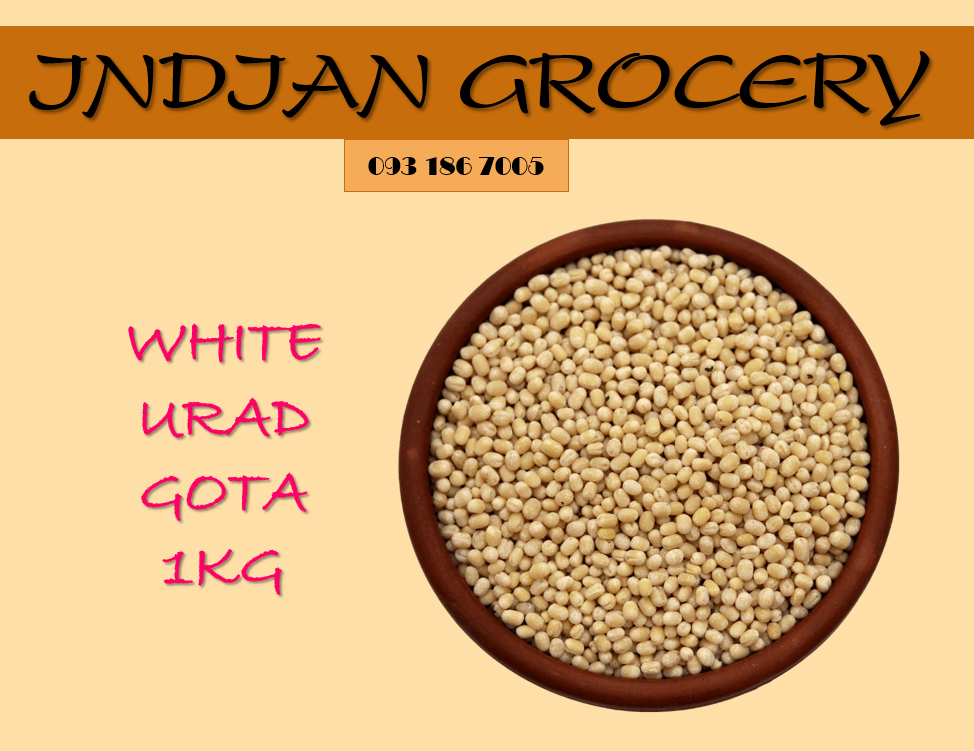 Đậu trắng nguyên hạt không vỏ - white urad gota 1kg