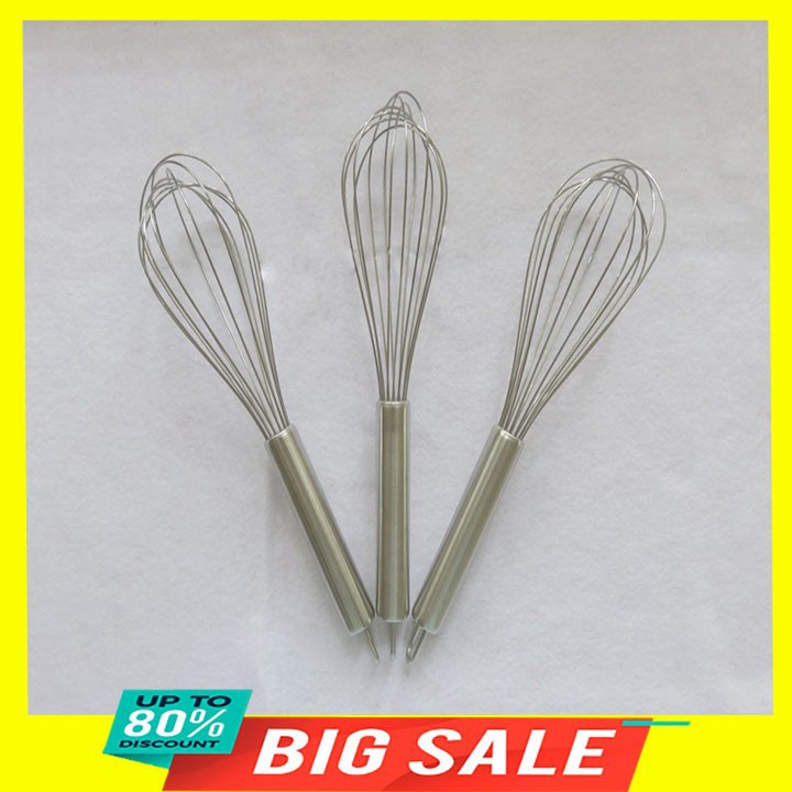 Dụng cụ đánh trứng, đánh bột chất liệu inox chắc chắn (hình cầu)