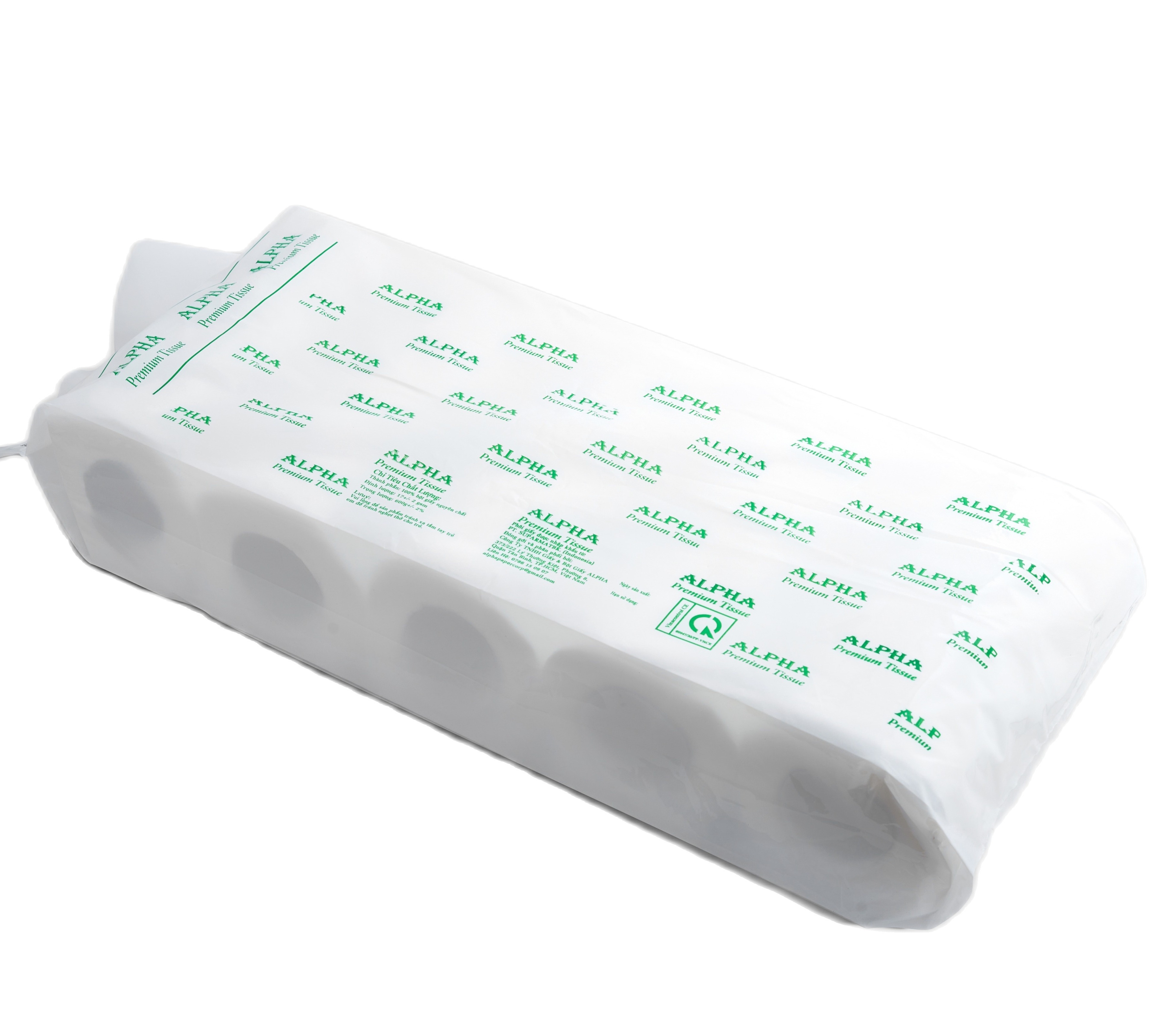 [HCM]Combo 20 cuộn giấy vệ sinh ALPHA 2 lớp 60g/cuộn