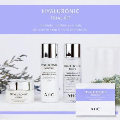 Bộ sản phẩm siêu cấp ẩm AHC Hyaluronic Trial Kit (3 món)