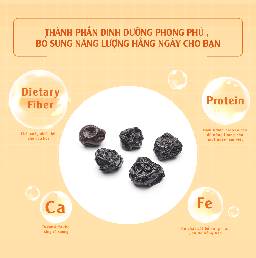 Combo Ưu Đãi - Việt Quất Khô Dan D Pak I Dried Blueberries I 100g