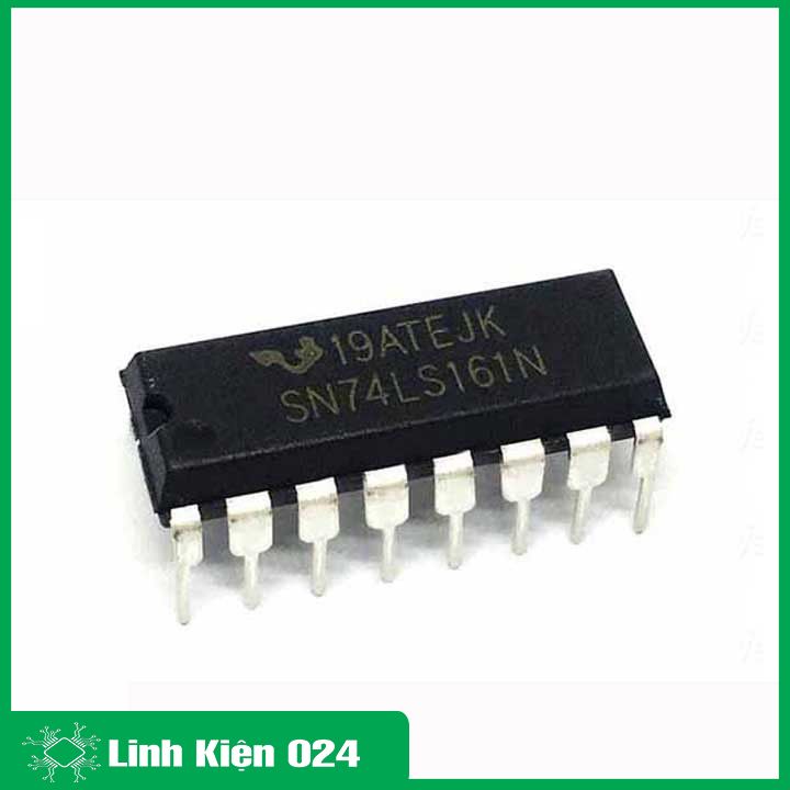 74LS161 DIP16 bộ đếm 4 bit đồng bộ