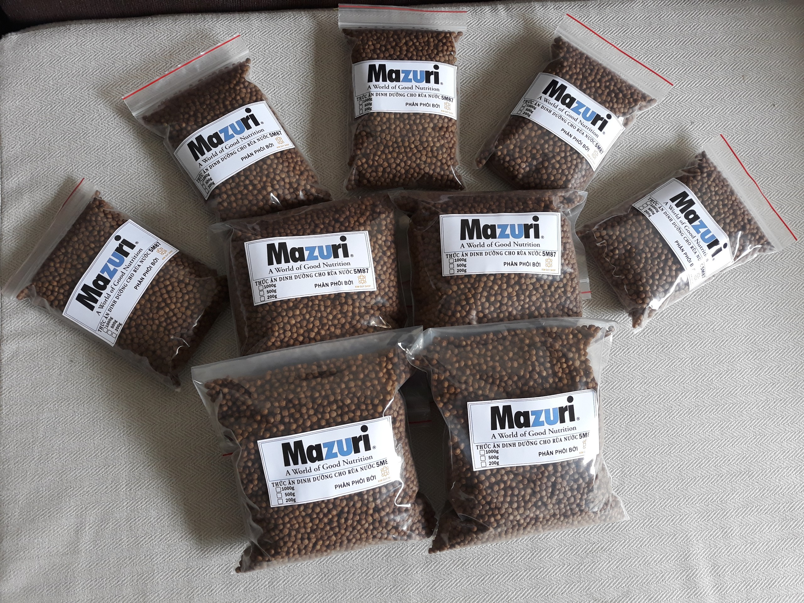 Thức ăn Mazuri 5M87 dành cho rùa nước (500gr)
