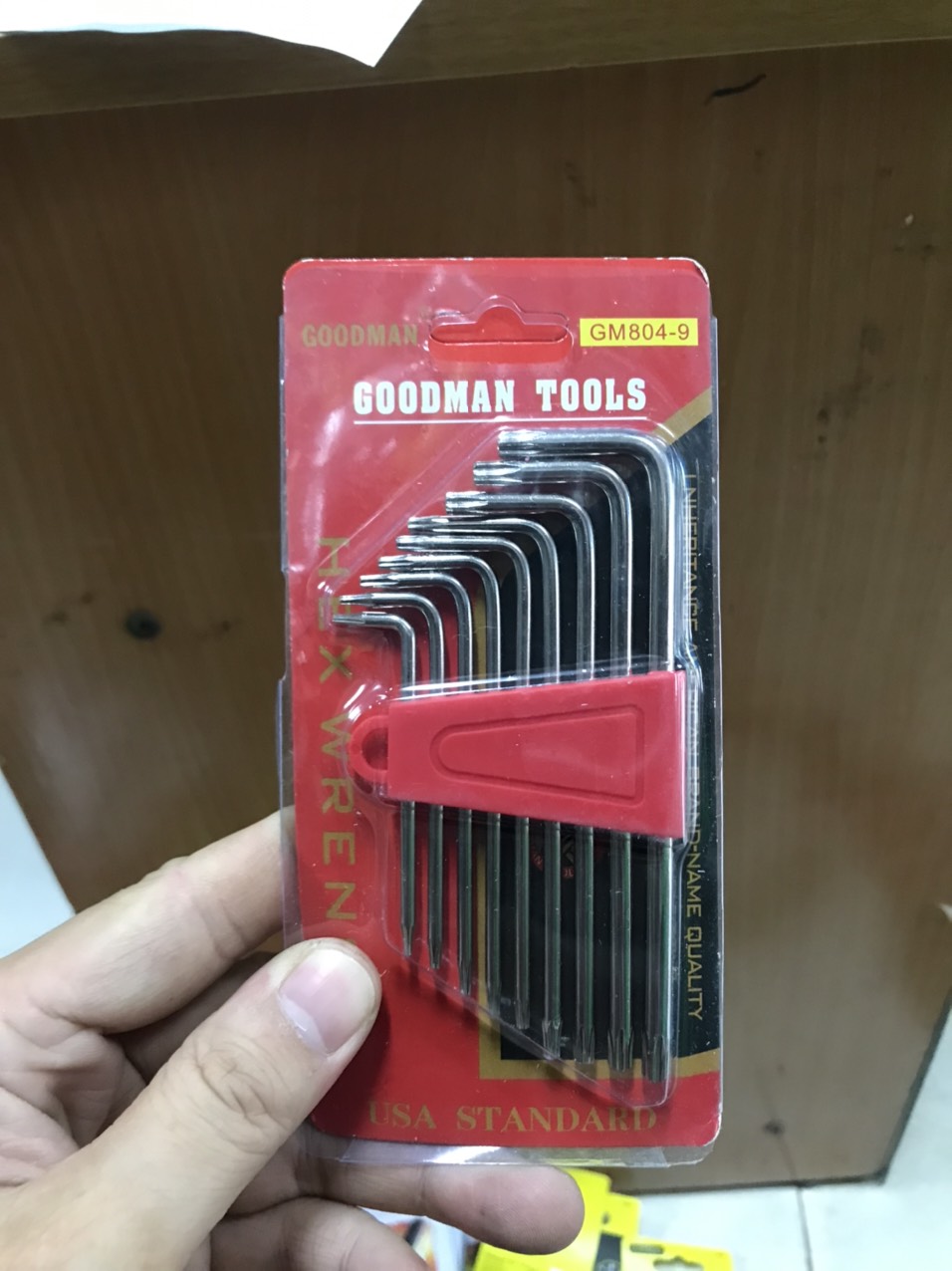 Bộ lục giác hoa thị mini Goodman Tools chính hãng