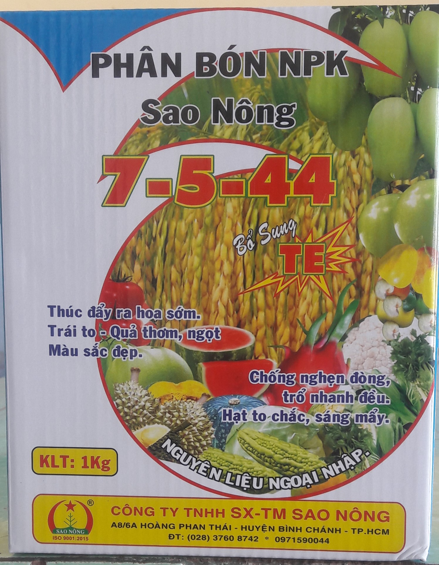 Phân bón NPK 7544 1 kg
