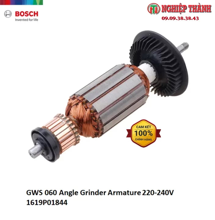 Rotor máy mài b osch gws 060/ gws 6-100/ skil 9133