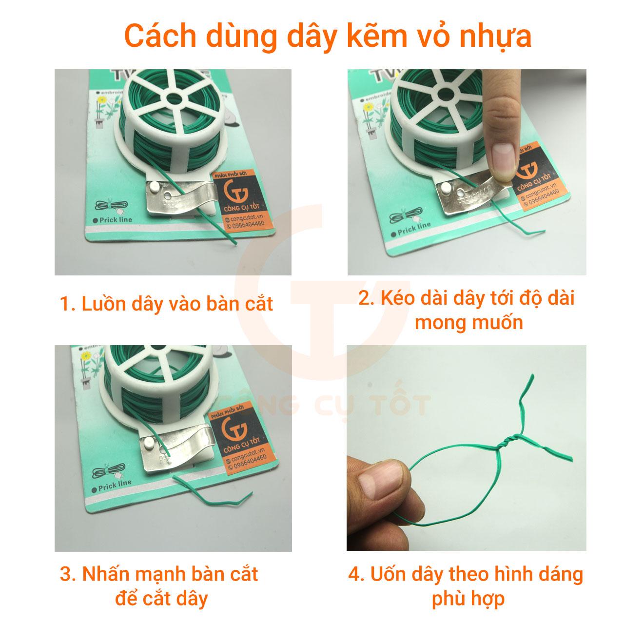 Cuộn dây buộc cành bọc nhựa các cỡ
