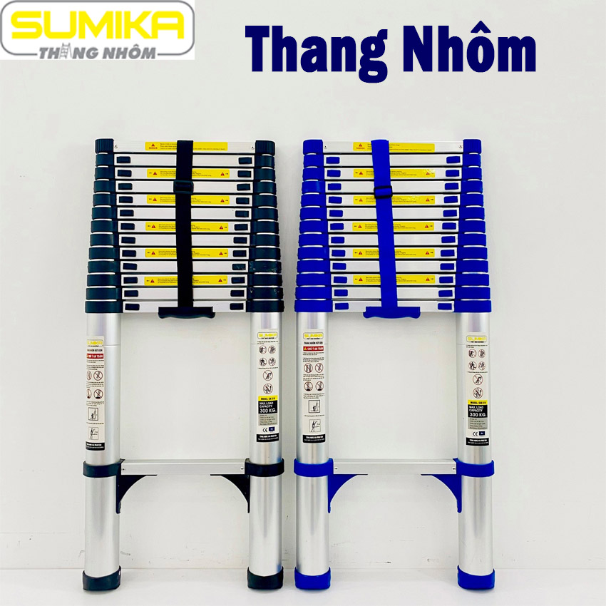 Thang nhôm rút đơn xếp gọn 5m1 SUMIKA SK510, An toàn – Tiện lợi – Tiết kiệm , Cộng Nghệ Nhật Bản, tải trọng 300kg ,bảo hành 2 năm