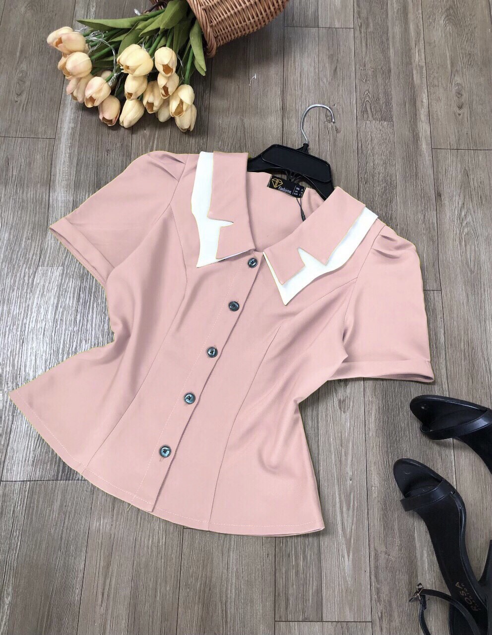 Áo kiểu công sở cao cấp, có size lớn